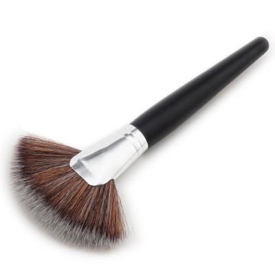 Makeup brush single private label multifunction loose soft contour blush highlighter fan brush